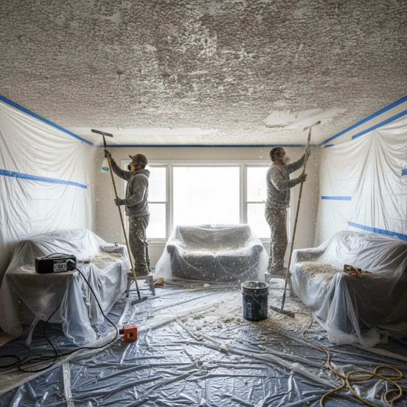 Popcorn Ceiling Sanding
