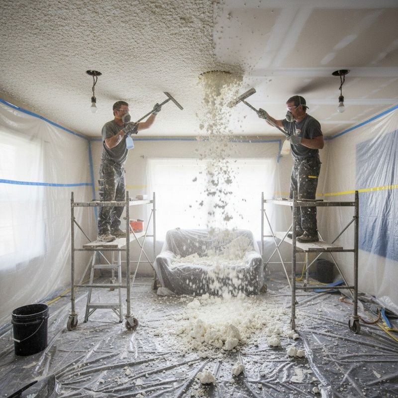 Popcorn Ceiling Sanding